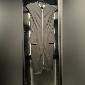 Ted Baker Black Peplum Dress; size 1